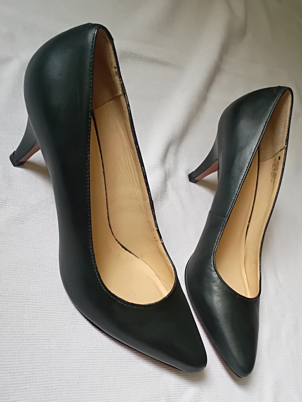 L.L Bean Classic Black Pointed Toe Heels